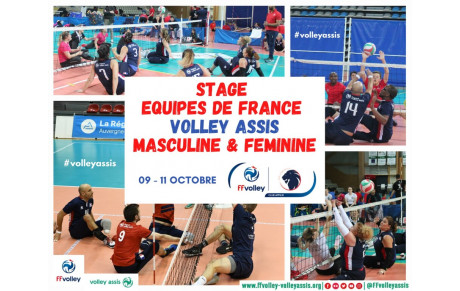 Stage Equipe de France Féminine et Masculine - #volleyassis