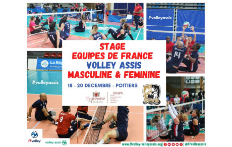 Stage Equipe de France Féminine et Masculine - #volleyassis