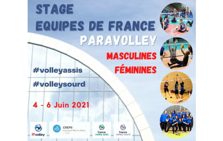 Stage Equipe de France Féminine et Masculine - #volleyassis
