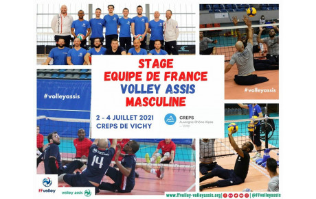 Stage Equipe de France Masculine - #volley assis