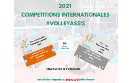 Volley assis : La France accueillera la Nations League