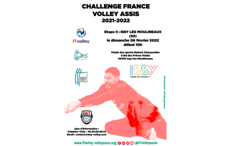Challenge France Volley Assis 2021/2022 - Etape 5 Issy-les-Moulineaux