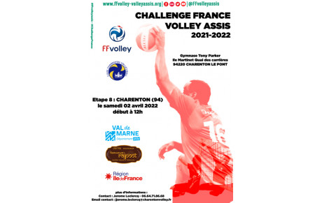 Challenge France Volley Assis 2021/2022 - Etape 8 Charenton