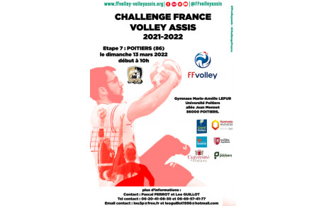 Challenge France Volley Assis 2021/2022 - Etape 7 Poitiers